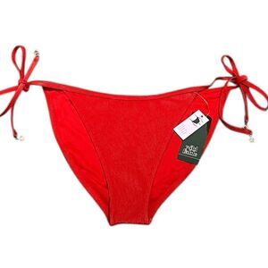 Wild Fable Red Bikini Bottoms, Size L, NWT‎